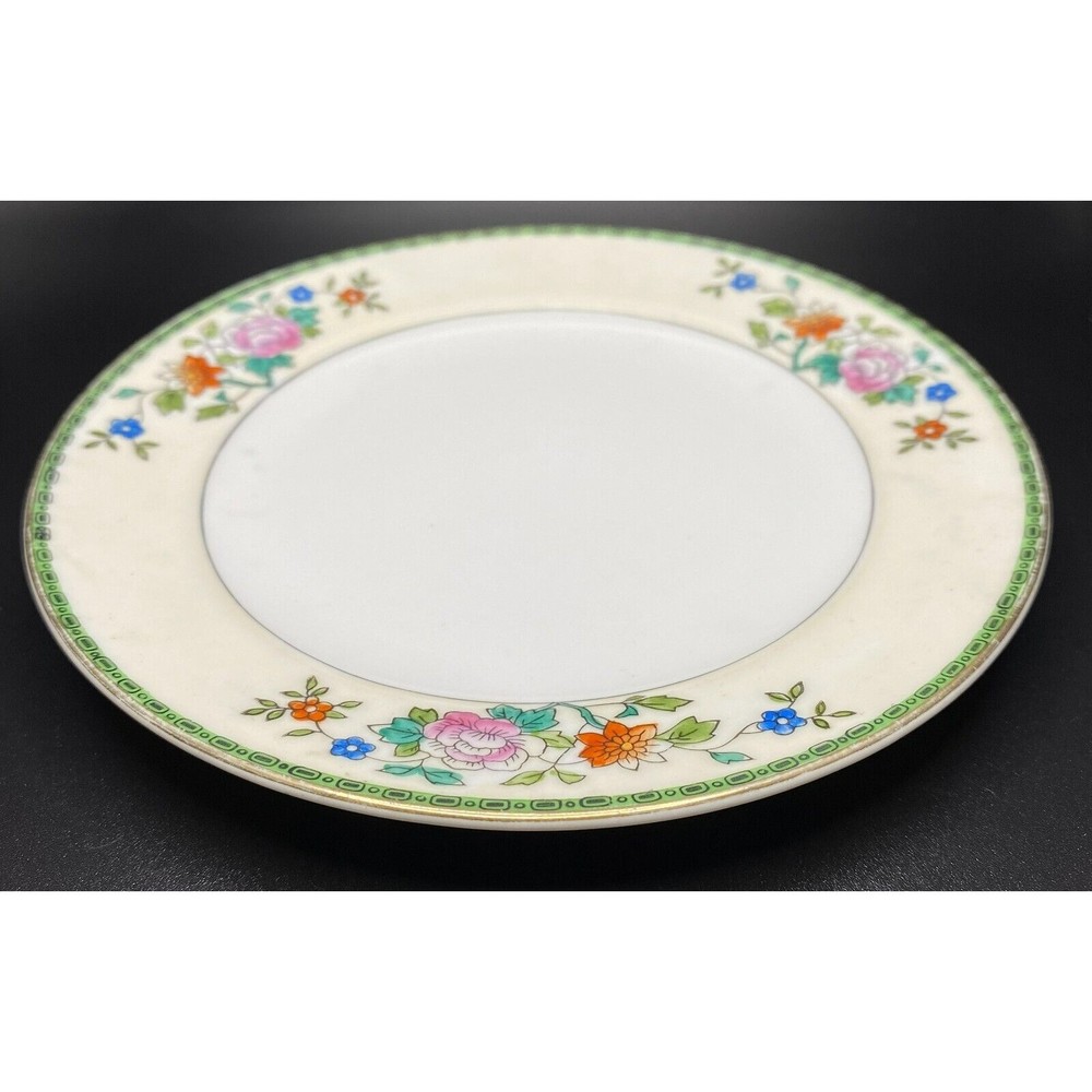 Bread Plate By Meito China Hand Painted From Japan VINTAGE #2 - Picture 2 of 5
